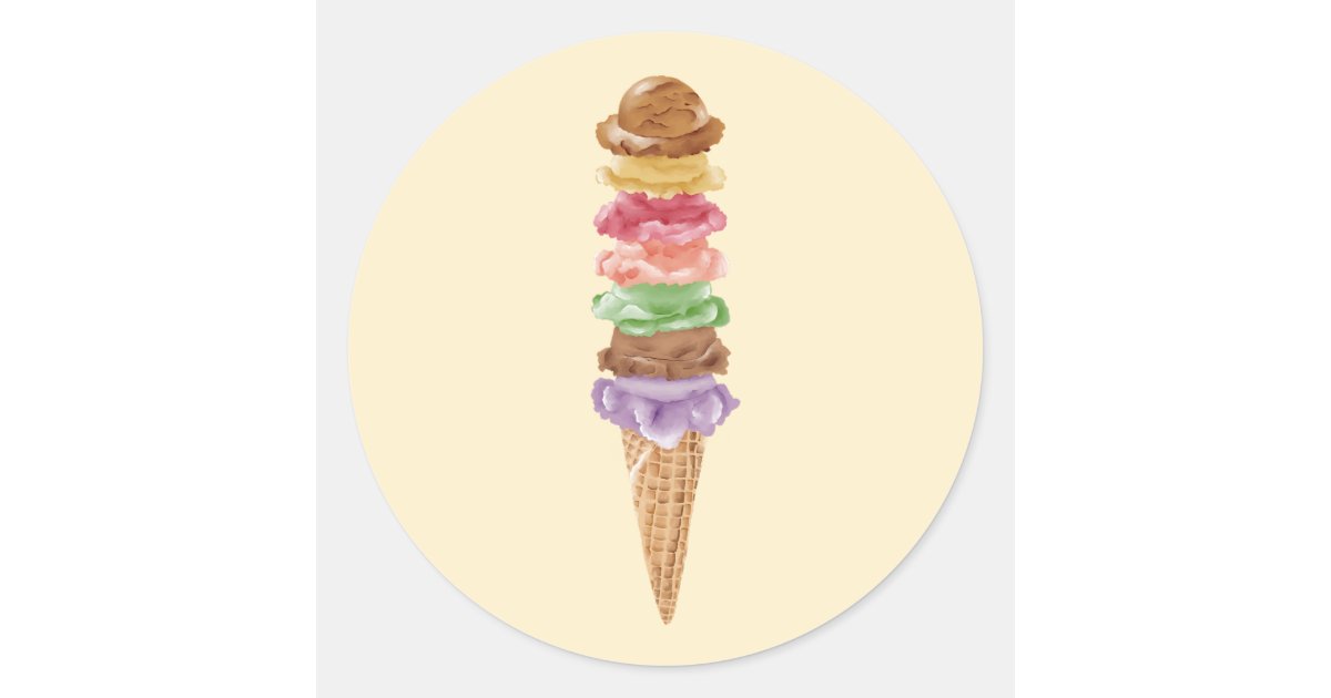 Have A Sweet Birthday Classic Round Sticker | Zazzle thumbnail