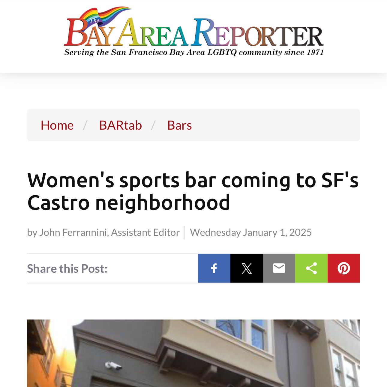Bay Area Reporter thumbnail