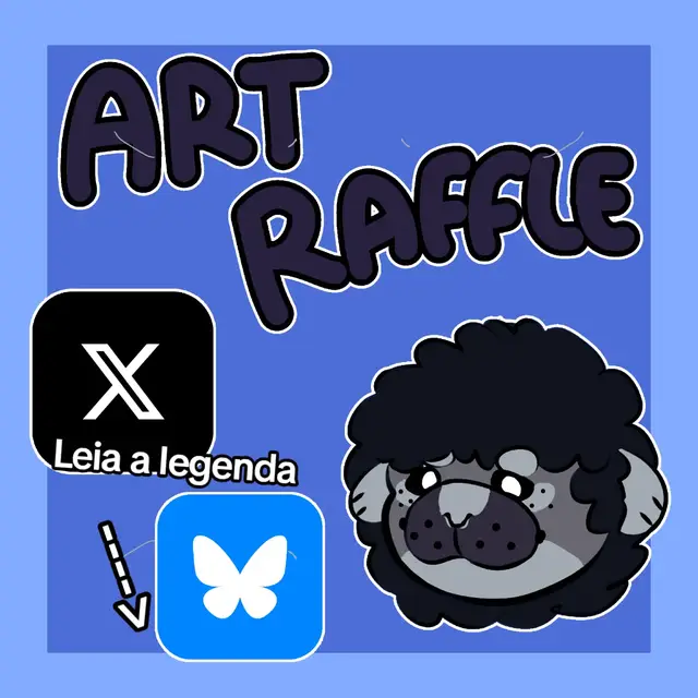 ‼️ART RAFFLE‼️ • Requisitos: 1 Seguir 2 Curtir e Republicar 3 Comentar a ref do seu oc em uma das duas redes Bsky: BruSo