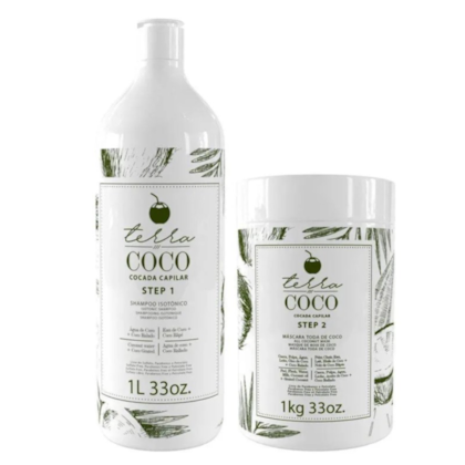 Combo Shampoo Isotônico 1L e Máscara Toda de Coco 1Kg - Terra Coco thumbnail