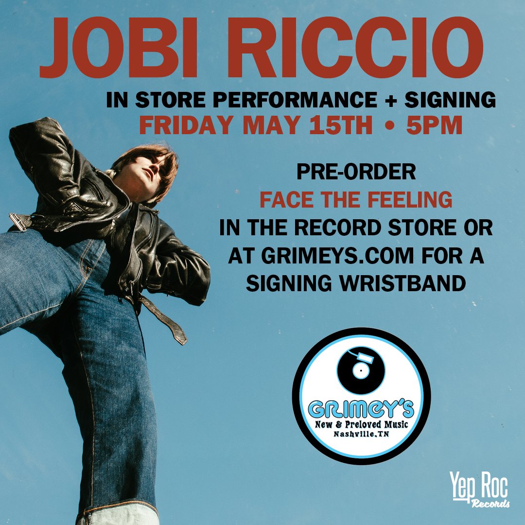 Jobi Riccio Performance & Signing — Grimey's New & Preloved Music thumbnail