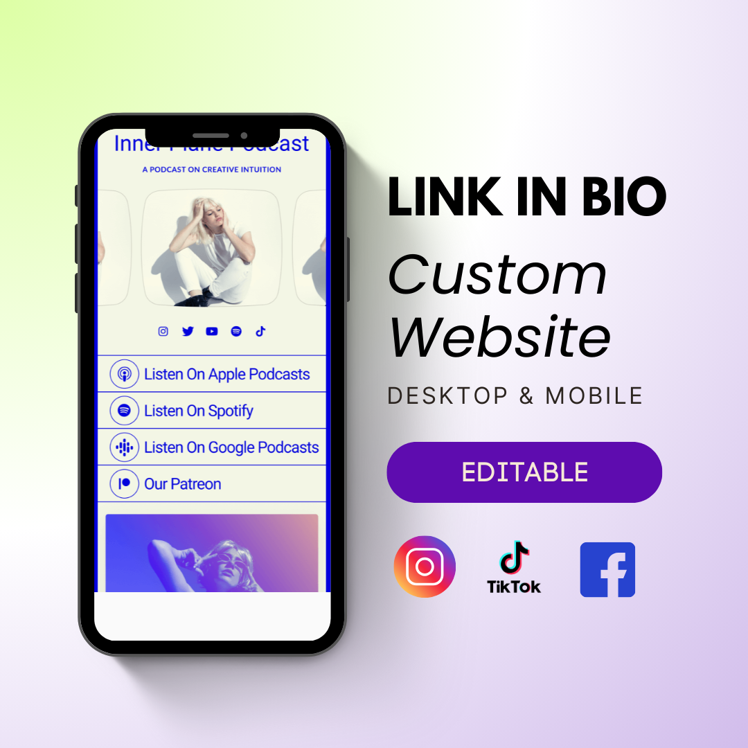 Link in bio $50 Website thumbnail
