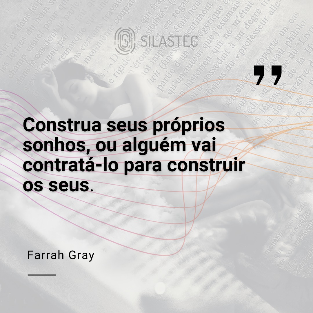 “Construa seus próprios sonhos, ou alguém vai contratá-lo para construir os seus.”

- Farrah Gray

Curtiu esse post? Com