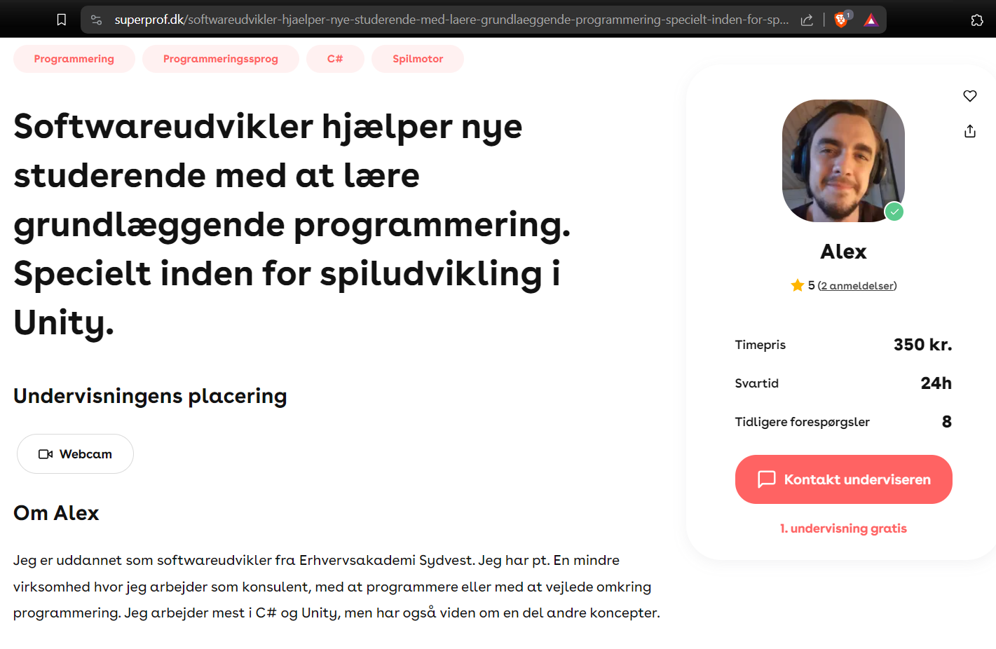 Tutoring work: Superprof thumbnail