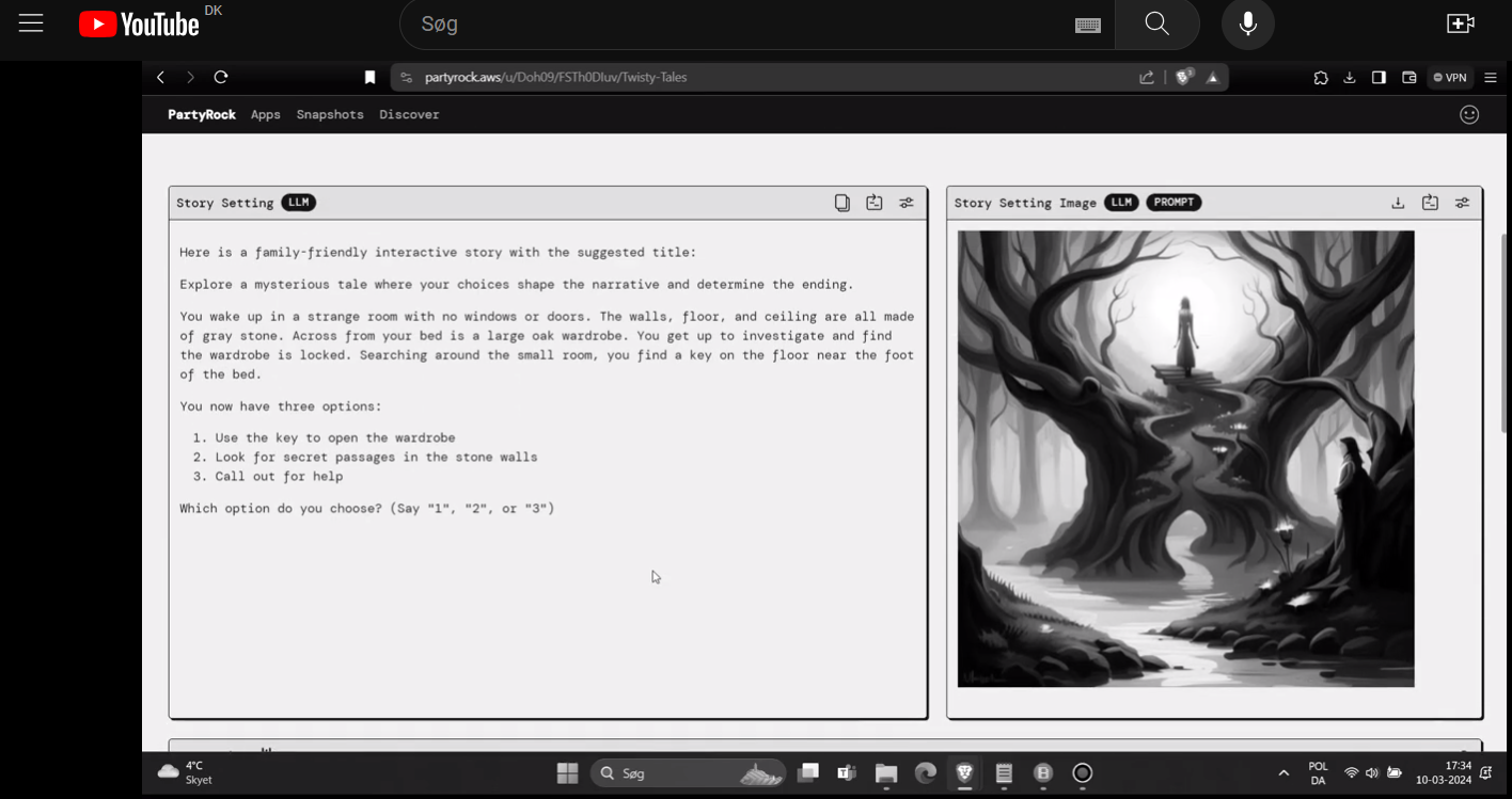 Hackathon entry: AWS Partyrock thumbnail