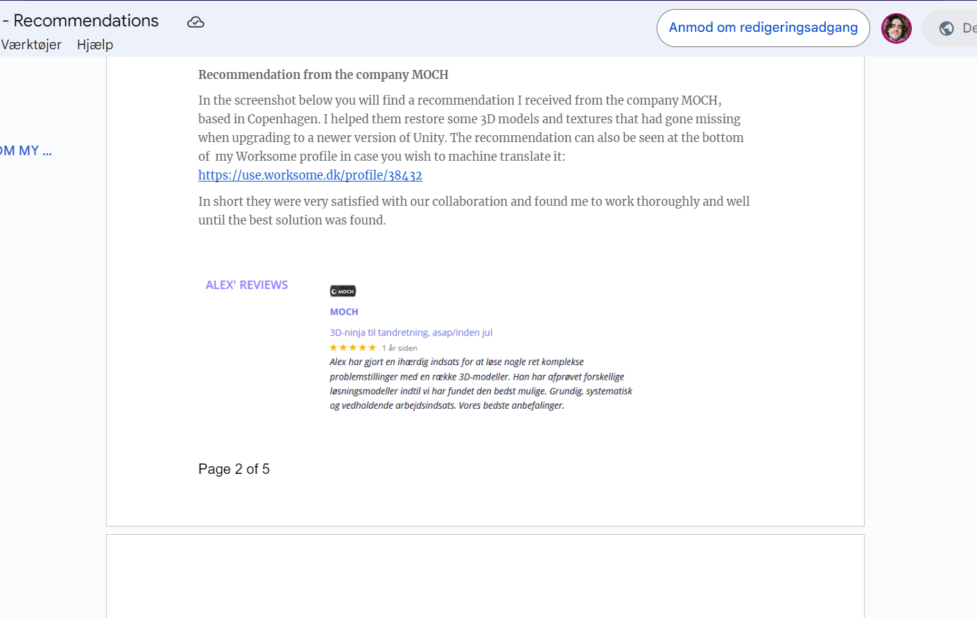 Recommendations from people I worked with thumbnail