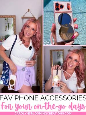 On-the-go just got way cuter 📱✨ Sharing some of my favorite phone accessories from @Hulken @FLAUNT Cases @Vivrelle & mor