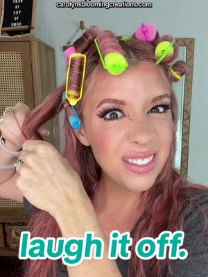 POV: you tried sponge rollers and now your hair has ✨main character volume✨ No heat. No damage. Just big, bouncy, fluffy