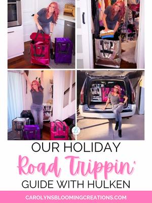 The EASIEST holiday road trippin’ way of packing…get one for all your family members to pack on their own for a quick an