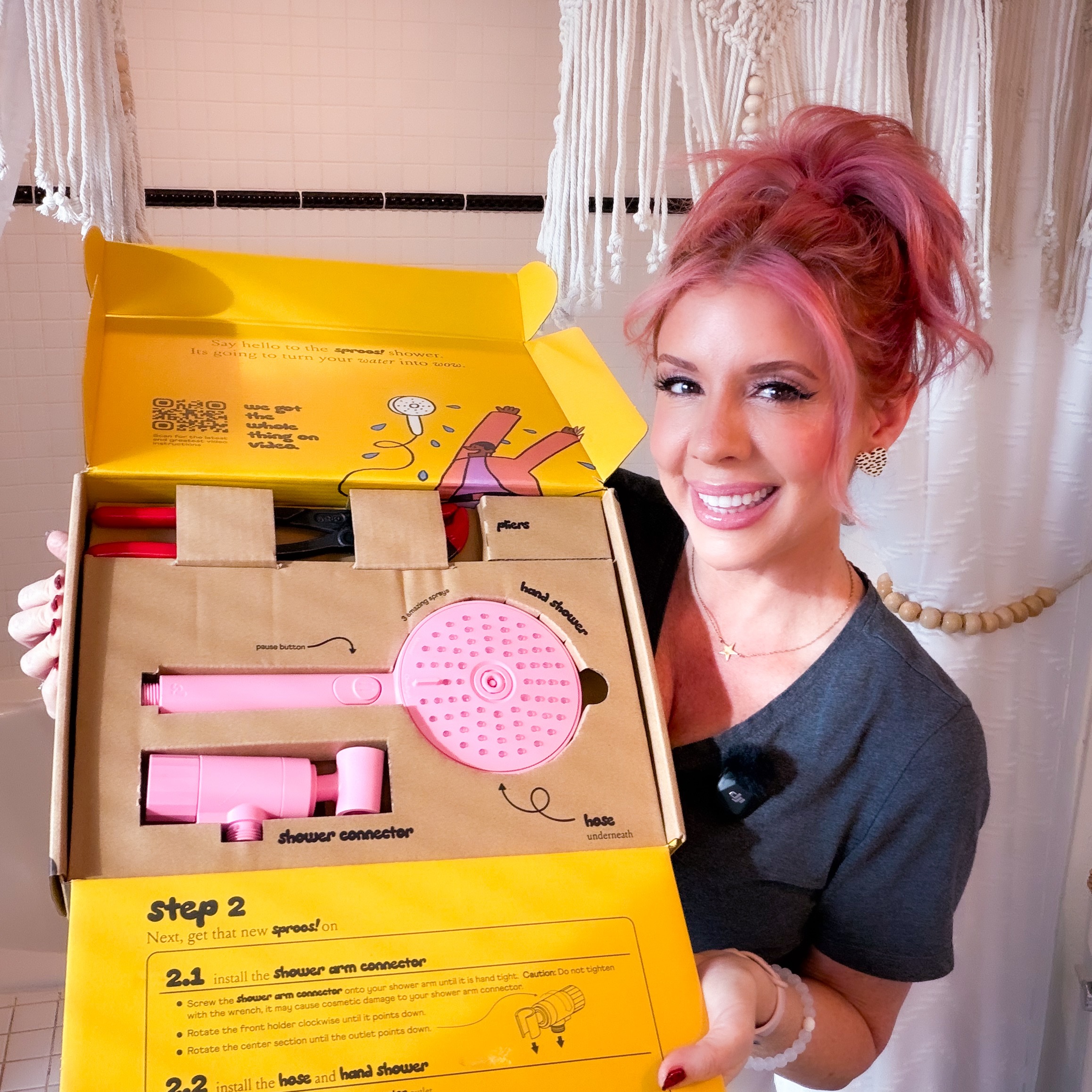 TAP HERE: Use my link or code CAROLYNB for 10% off to Sproos Up Your Shower With COLOR and CLEAN WATER with SPROOS! thumbnail