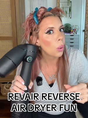 I tried the REVAIR Reverse-Air Hair Dryer and I’m SHOOK 😳 This reverse-air system stretches + dries at the same time, cu