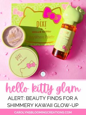 POV: your makeup routine just got way cuter 🐱✨ Hello Kitty makeup by @Pixi Beauty = shimmery glow, iridescent softness, 