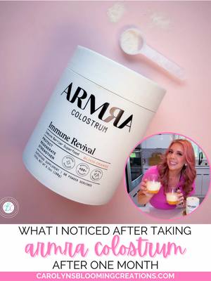 Daily wellness, but make it powerful 💪✨ I’ve been adding ARMRA Colostrum Immune Revival in Blood Orange to my routine fo