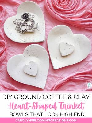 POV: you turned your USED coffee grounds into the cutest high-end Mother’s Day gift ☕❤️ These heart-shaped trinket bowls