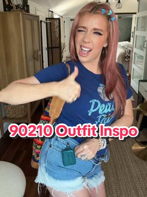 Our old pager + back to school look for West Beverly High 😂 My husband gifted me this shirt and we both loved the inspir