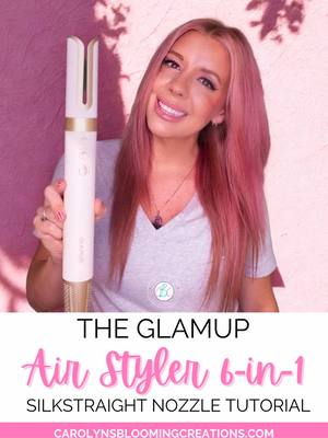 I swapped my usual routine for the GLAMUP SilkStraight Nozzle on the air curler and got glassy, smooth hair in minutes ✨
