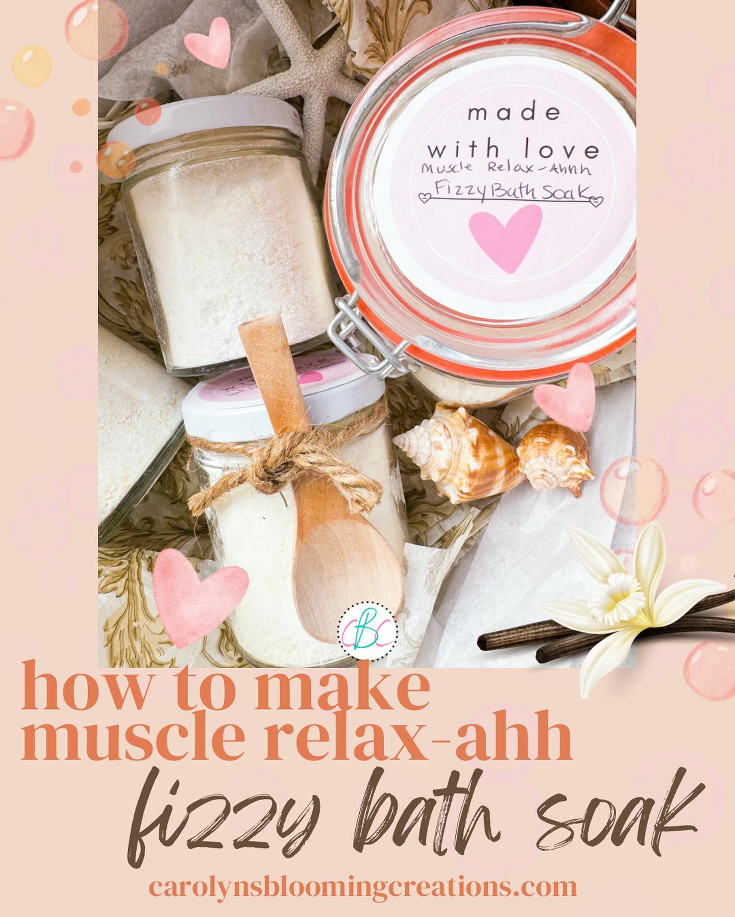 Sometimes you gotta fail 💖

This fizzy bath soak recipe was supposed to be a bath bomb recipe. It failed HARD. Well, I a