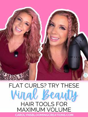 Flat curls? Not today. 💁‍♀️ I used the @Revair Hair Dryer reverse air dryer to dry my braids for texture and volume, the