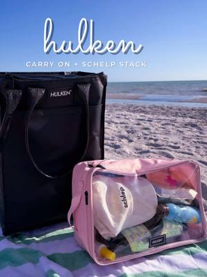 Beach days just got an upgrade 💕🏖️ I took my new PINK Hulken Schlep Stack to the beach and it seriously delivered. It ke