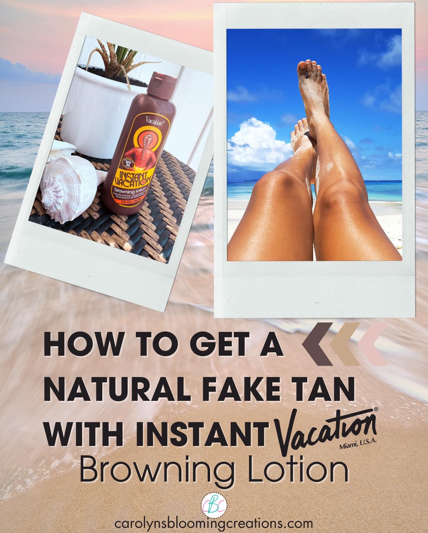 In style always: Tanning without sun! 

My latest test: @vacationinc Instant Vacation Browning Lotion. It tanned my fair