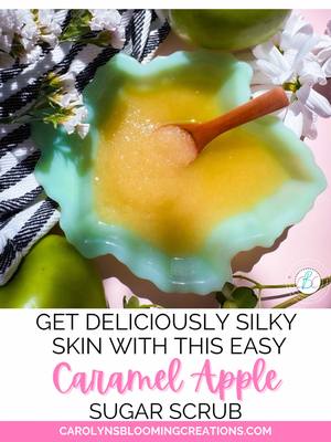 ✨Get ready to glow!✨ I whipped up this Caramel Apple Sugar Scrub and OMG — it smells like fall in a jar 🍎🍯 It’s super ea