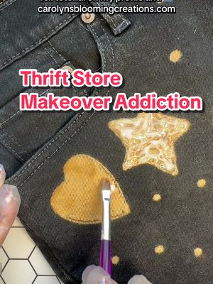 I’m addicted to CREATING….and I LOVED creating these thrifted shorts!  #thriftstore #thriftedfashion #deconstruction #de