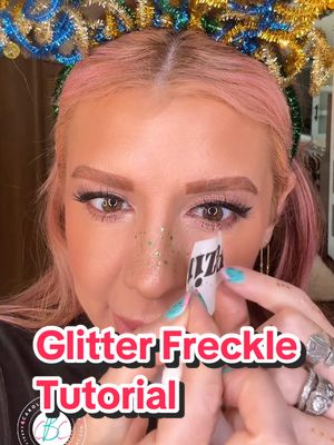 GLITTER FRECKLES: for tailgating, music festivals, pimple cover-up, birthday and every day use! #makeuptutorial #fazit #