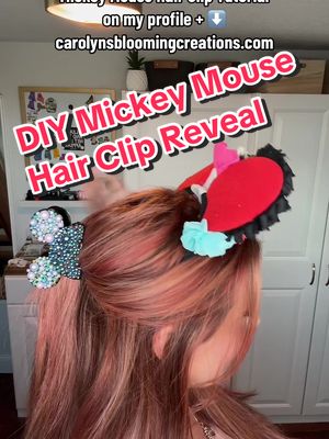Keep your hair back while having fun: make this claw clip for a Disney cruise OR for Disney lovers 🐭🏰 #disneycreator #di