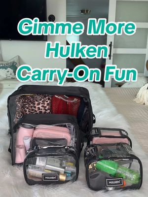 Gimme more HULKENS 💖🙌 Let’s SCHLEP + FLY with the new Hulken air travel friendly travel bags…I LOVE THEM! #travelaccesso