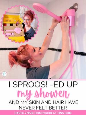 POV: You Sproos!-ed your shower and now your skin & hair are thriving 🚿✨ Cleaner water really changes everything and itc