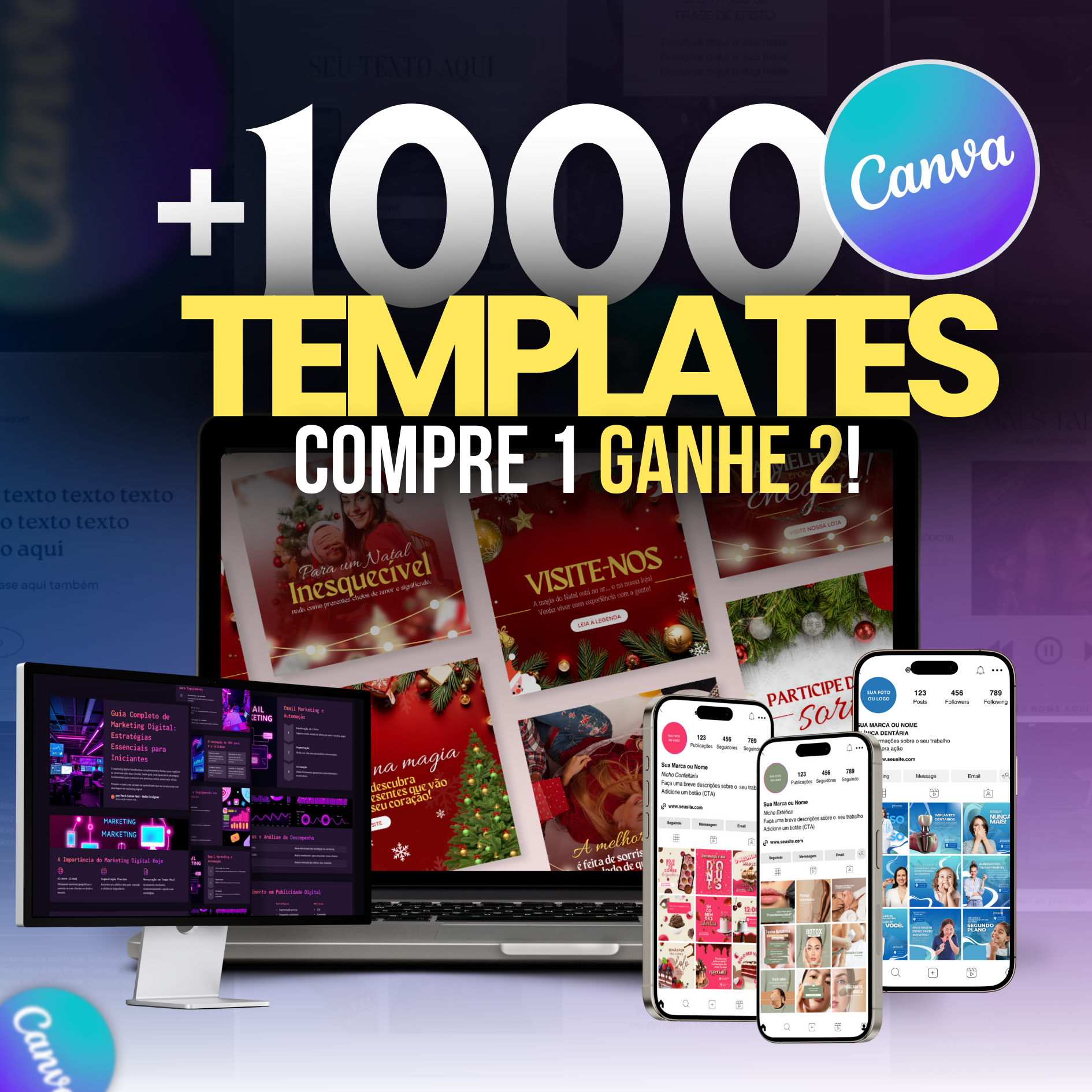 Templates Prontos - Pack Canva  thumbnail