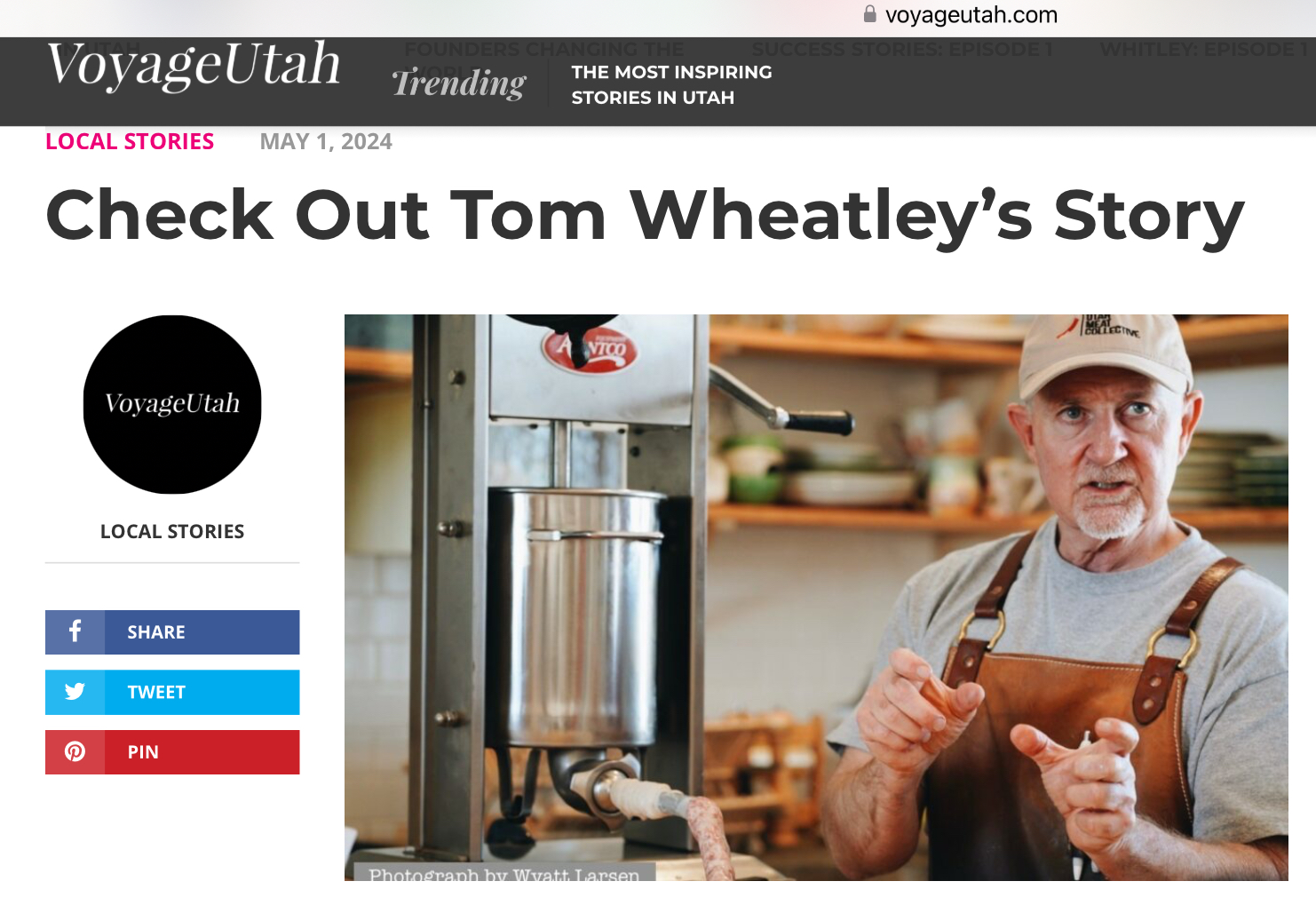 Voyage Utah E-magazine article thumbnail