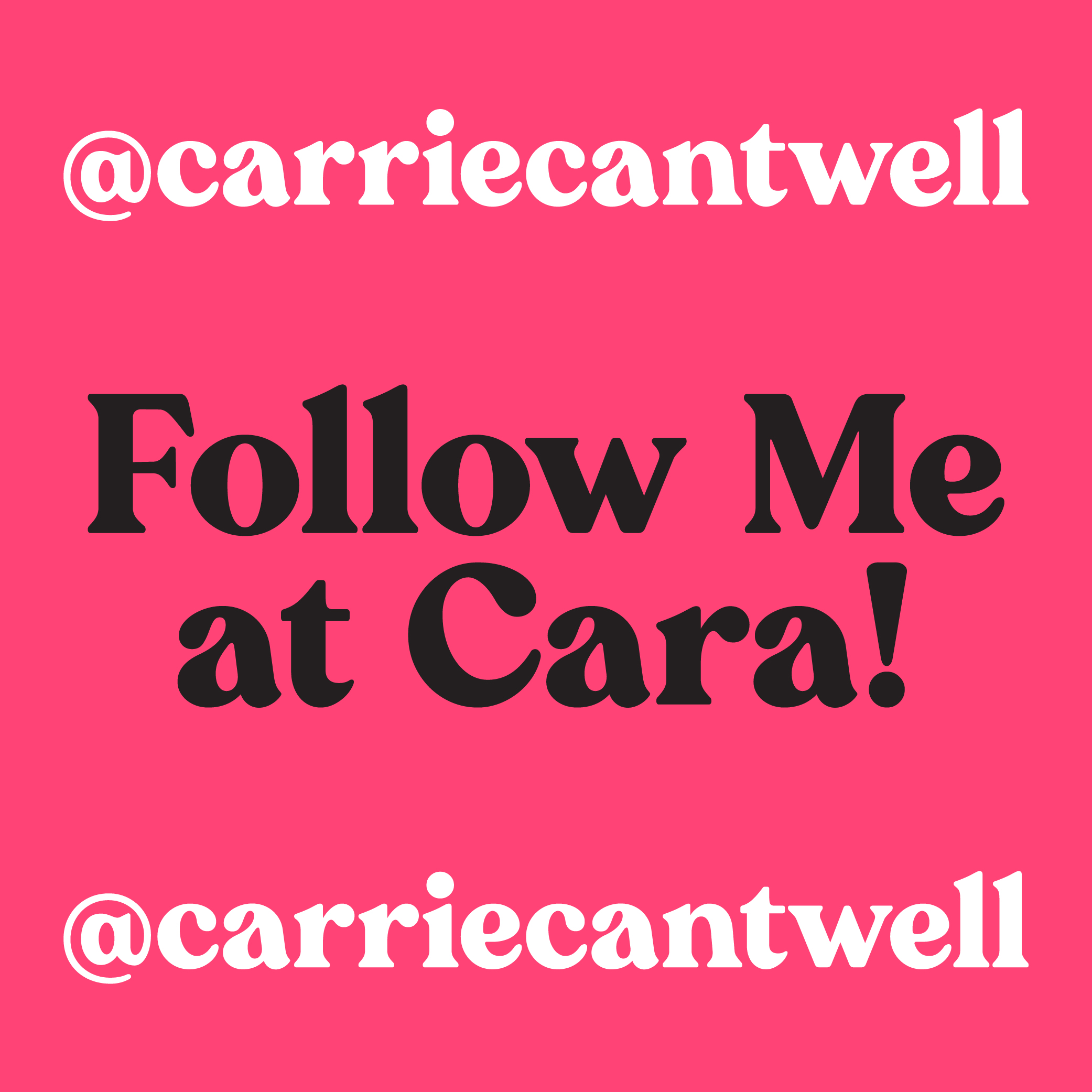 Follow Me at Cara! thumbnail