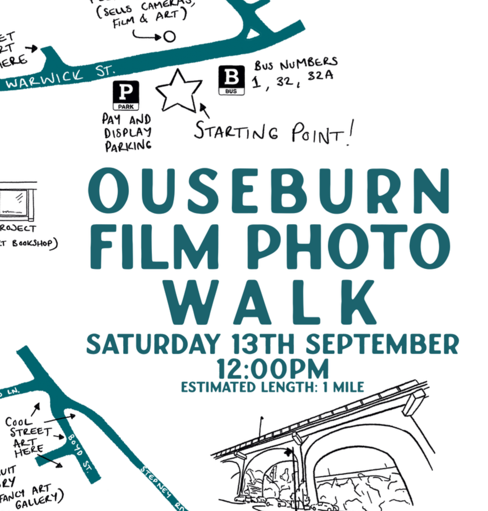 Ouseburn Film Photowalk - September 13th - Tickets thumbnail