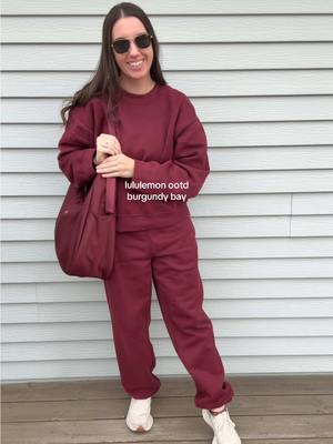 lululemon ootd: burgundy bay 💕 #lululemon #lululemonootd #lululemonburgundybay #lululemonsteadystate #steadystate 