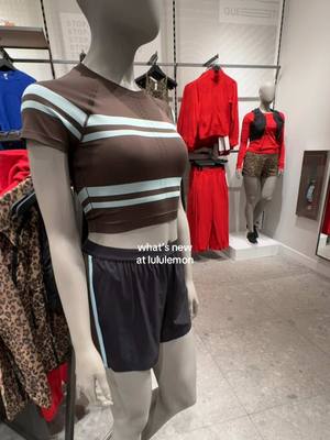 love the stripe shorts! 😍  #lululemon #lululemonwhatsnew #lululemonnewreleases #lululemonnewarrivals #lululemonspring 