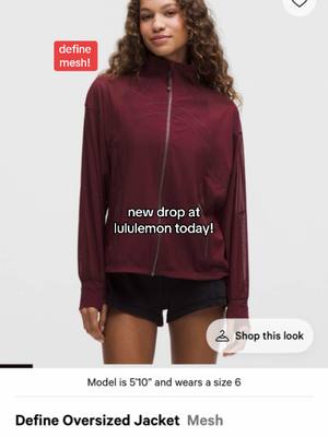 define oversized mesh jacket! 😍 I added everything new in my ShopMy! 🫶 #lululemon #lululemonwhatsnew #lululemonnewdrop #