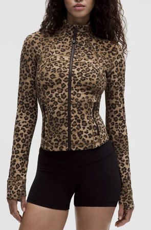 Leopard define cropped jacket 🐆  thumbnail