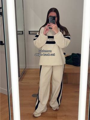 lowkey my favorite set right now 💙 #lululemon #lululemontracksuit #lululemonstripes #lululemonwhatsnew #lululemonsteadys