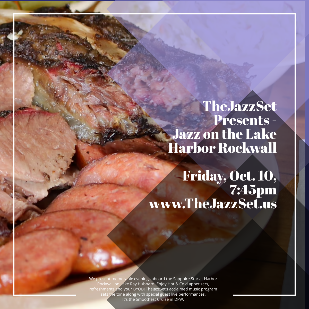 Jazz n the Lake Harbor Rockwall, Friday, Oct 10 (Book Now) thumbnail