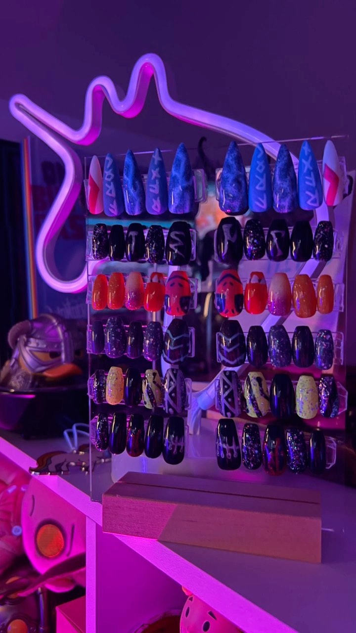 I’ve done so many fun Nerdi nail designs these past few months and I can’t wait to keep doing more and improving my desi