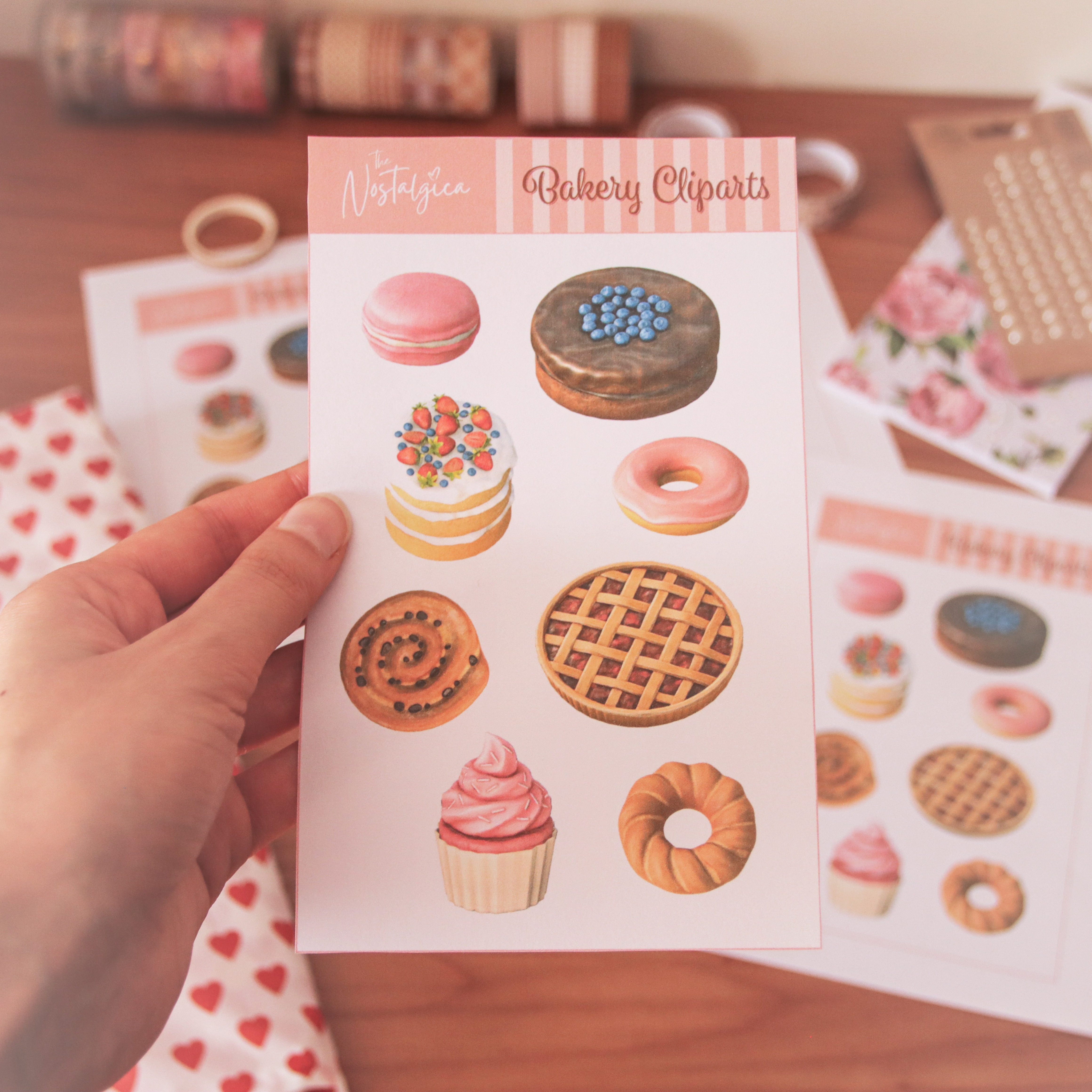 FREE Bakery Printable Sticker Sheet thumbnail