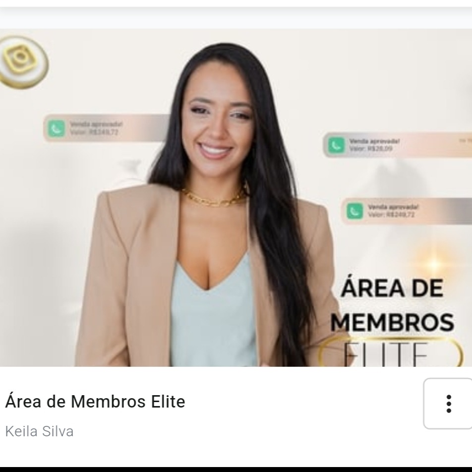 Eu crio para você sua área de membros exclusiva na Kiwify (estilo Netflix), para qualquer nicho de mercado.    thumbnail