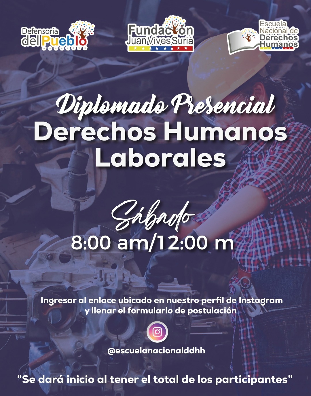 Postulación Diplomado Presencial Derechos Humanos Laborales (Sábado) thumbnail