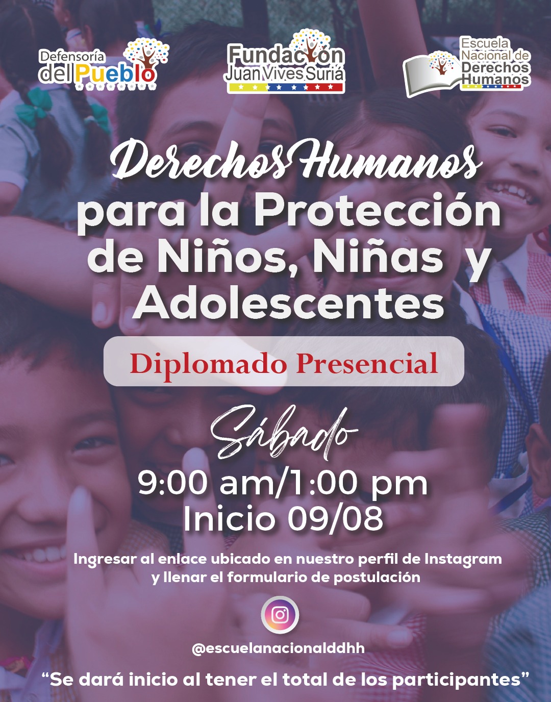 Postulación Diplomado Presencial Derechos Humanos para la Protección de las Niñas, Niños y Adolescentes (Sábado) thumbnail