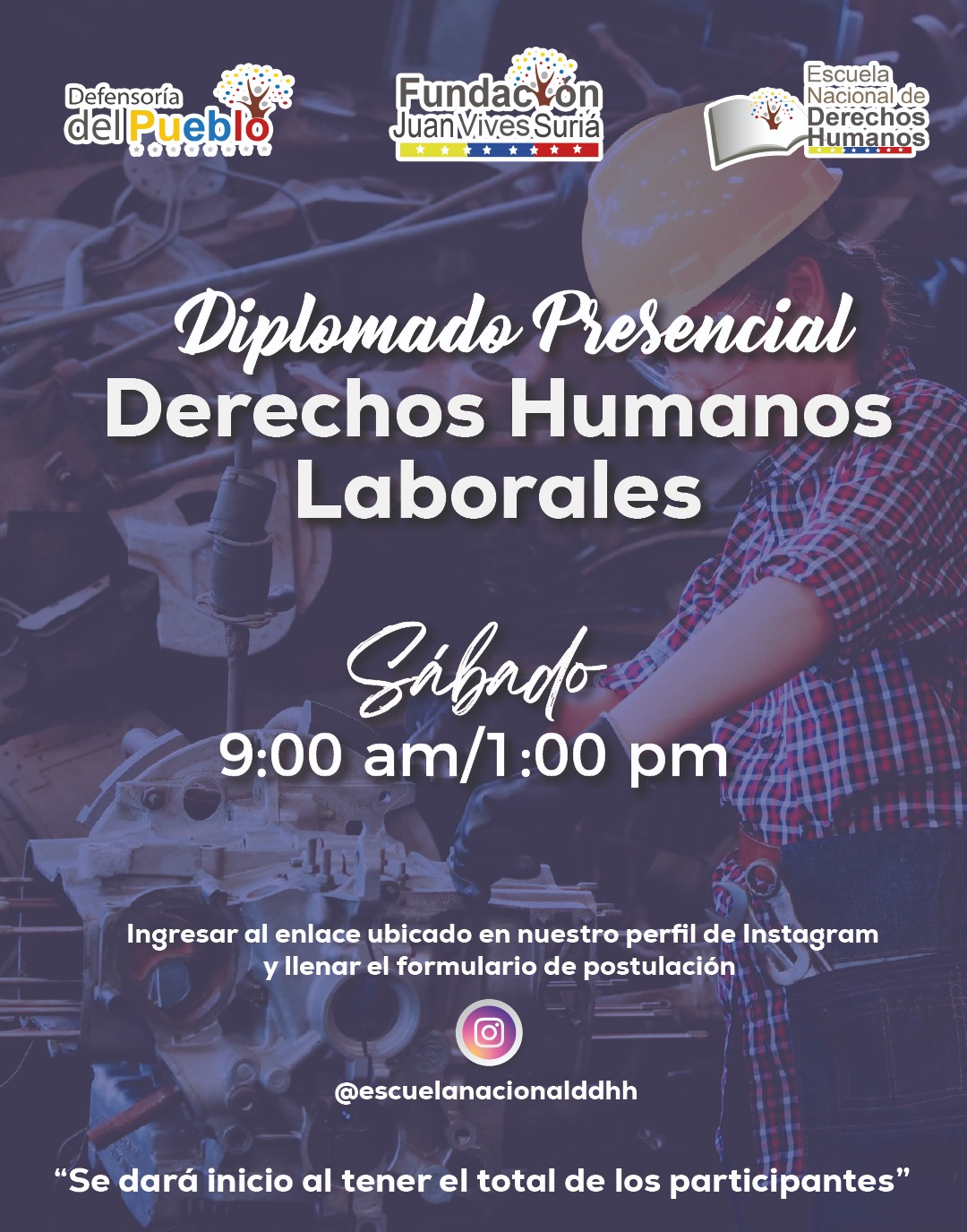 Postulación Diplomado Presencial Derechos Humanos Laborales (Sábado) thumbnail
