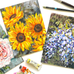Learn To Paint Impressionist Flowers thumbnail