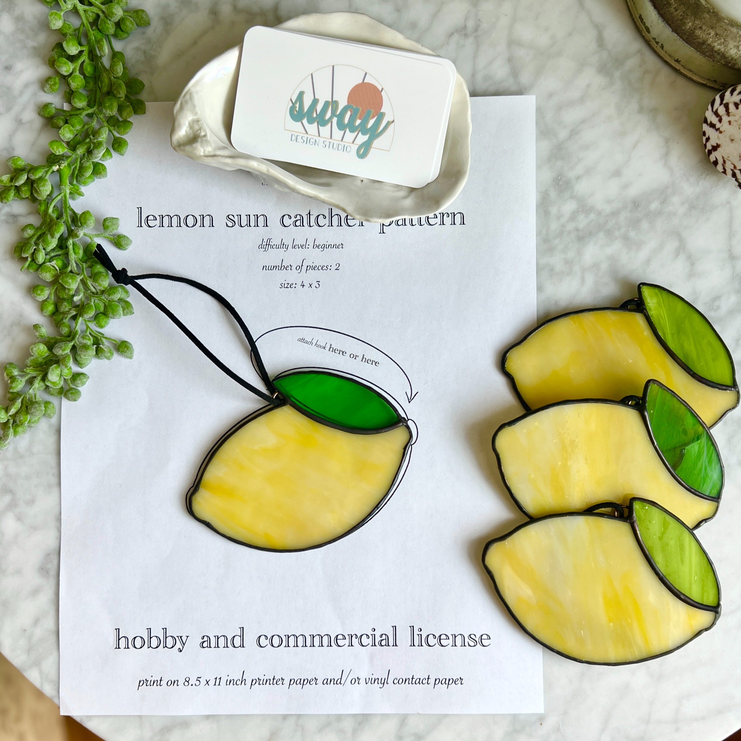 Lemon Sun Catcher Pattern thumbnail