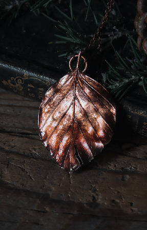 Collane con vere foglie thumbnail