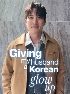 The korea glow up but men’s version. The skinny jeans had to go. 10 years was long enough.  I flew my husband to Korea f